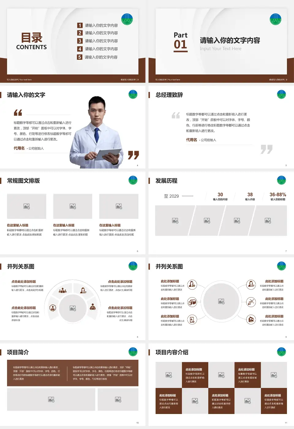 台州骨伤医院医院管理报告PPT模板16:9格式幻灯片预览图2
