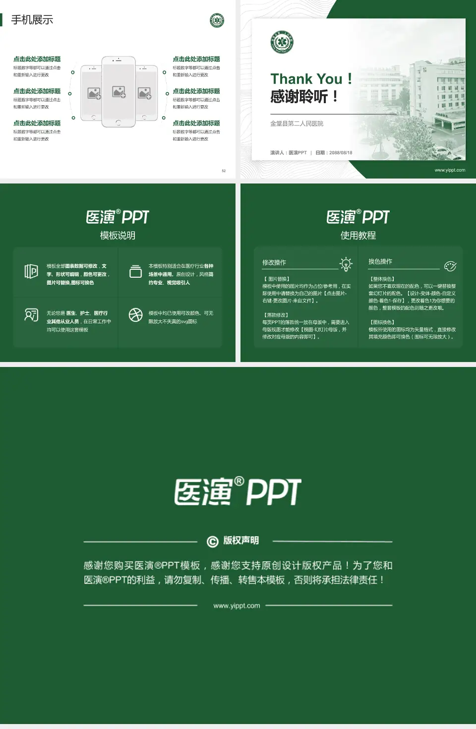 金堂县第二人民医院医院管理报告PPT模板4:3格式幻灯片预览图7