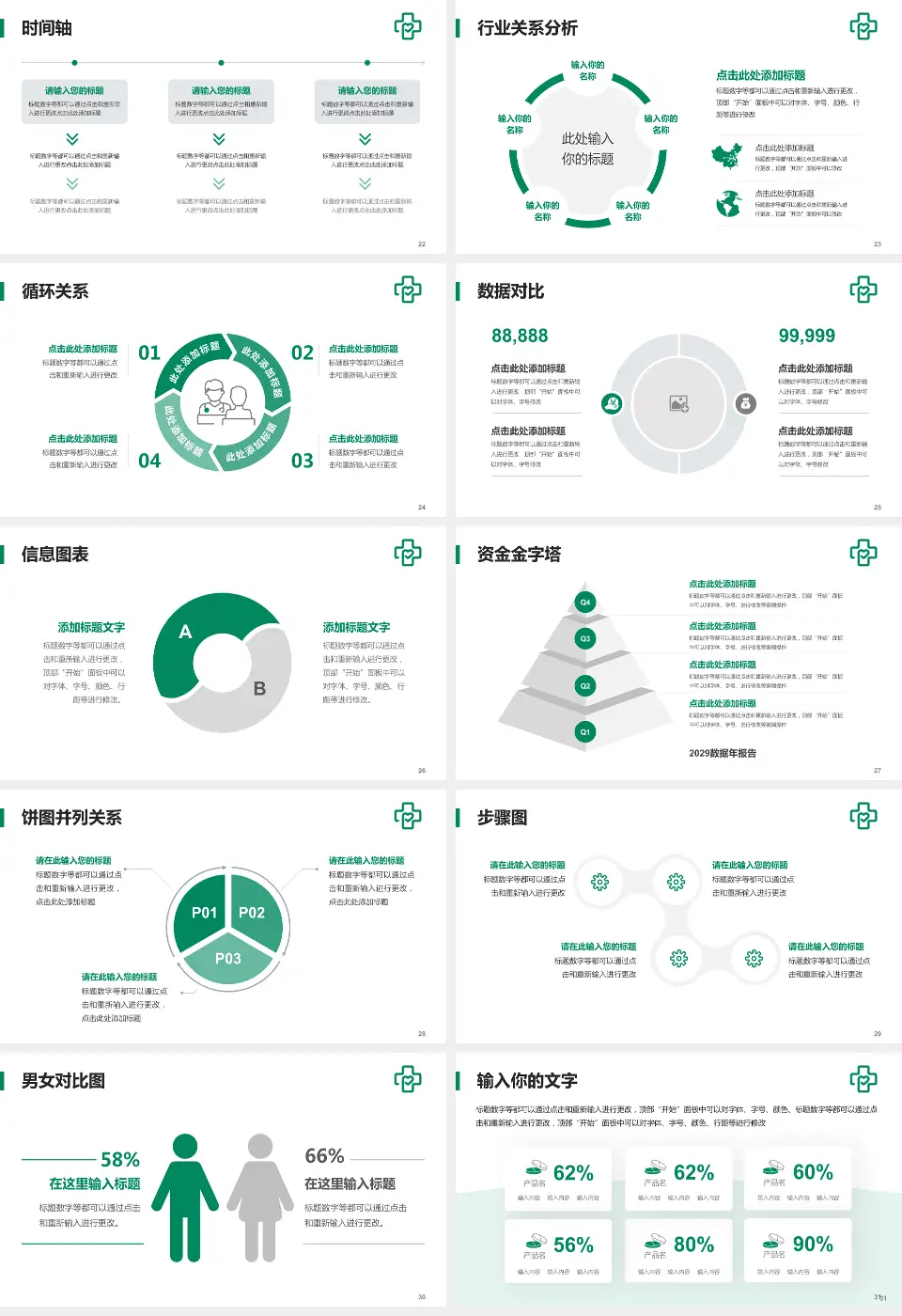 嘉善县第一人民医院医院管理报告PPT模板16:9格式幻灯片预览图4