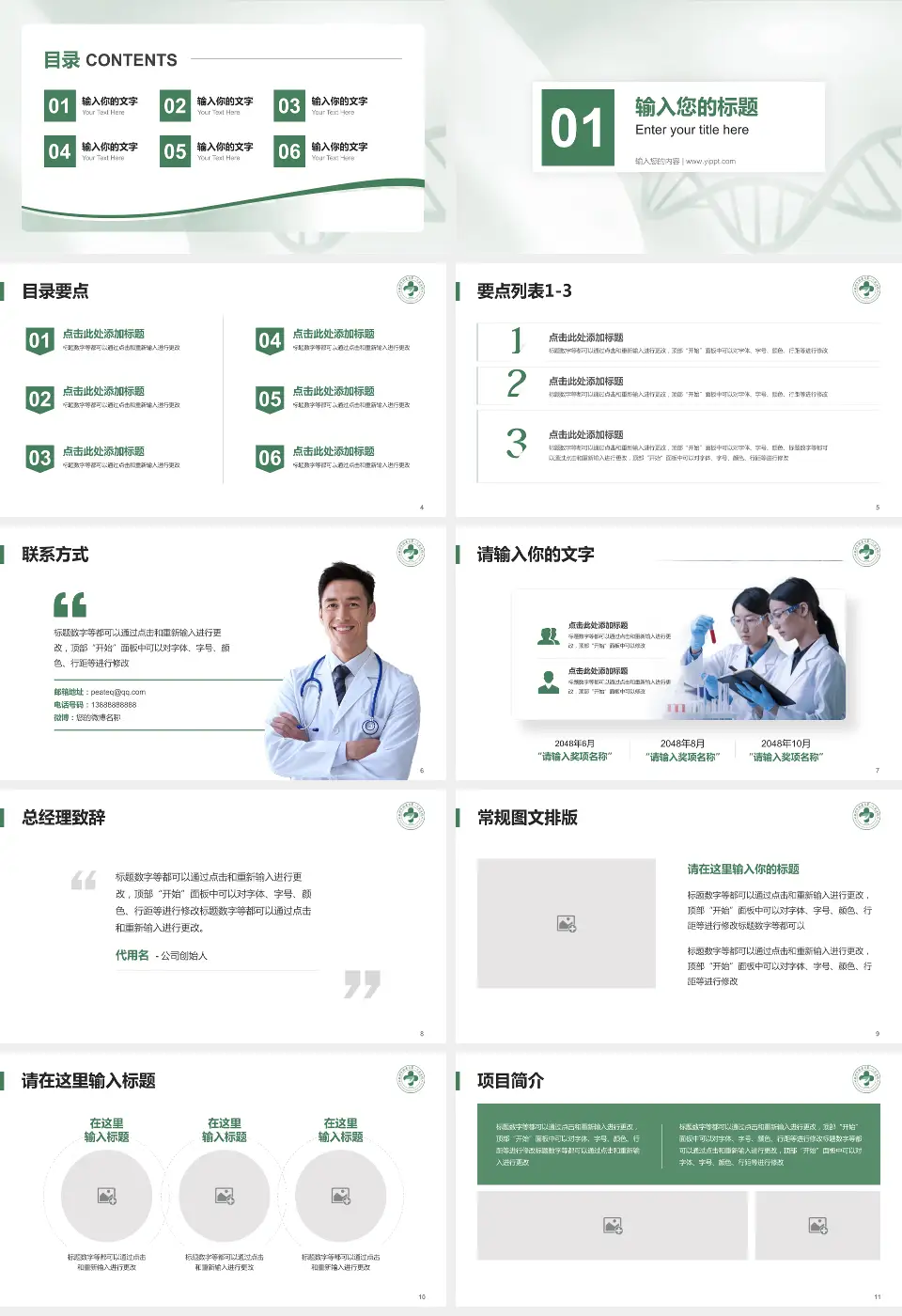 临安区第一人民医院项目申请与汇报PPT模板16:9格式幻灯片预览图2