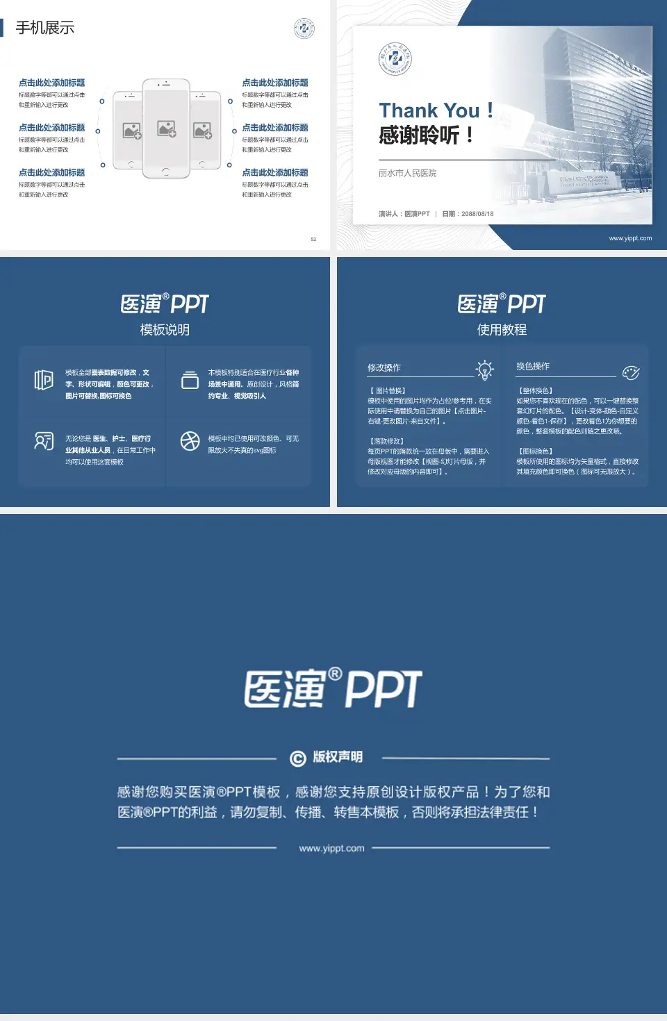 丽水市人民医院医院管理报告PPT模板4:3格式幻灯片预览图7