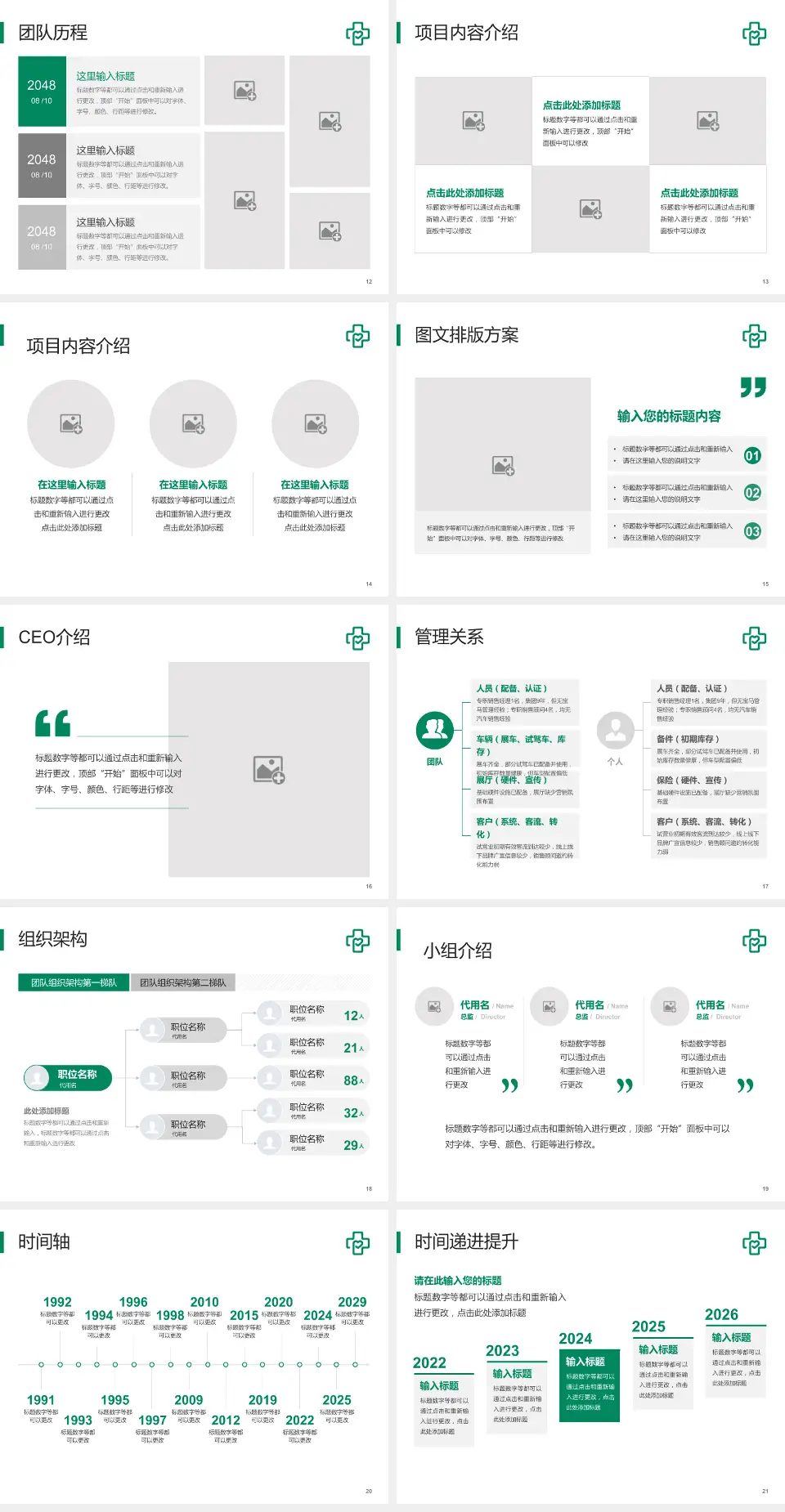 嘉善县第一人民医院医院管理报告PPT模板4:3格式幻灯片预览图3