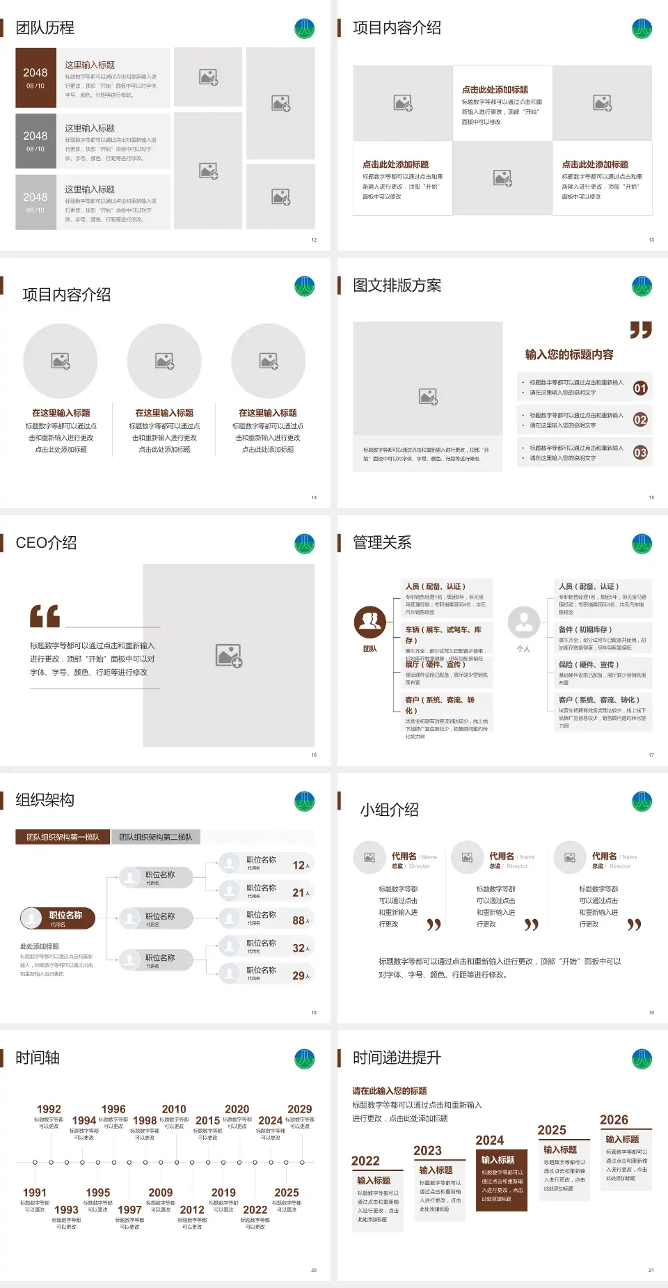 台州骨伤医院医院管理报告PPT模板4:3格式幻灯片预览图3