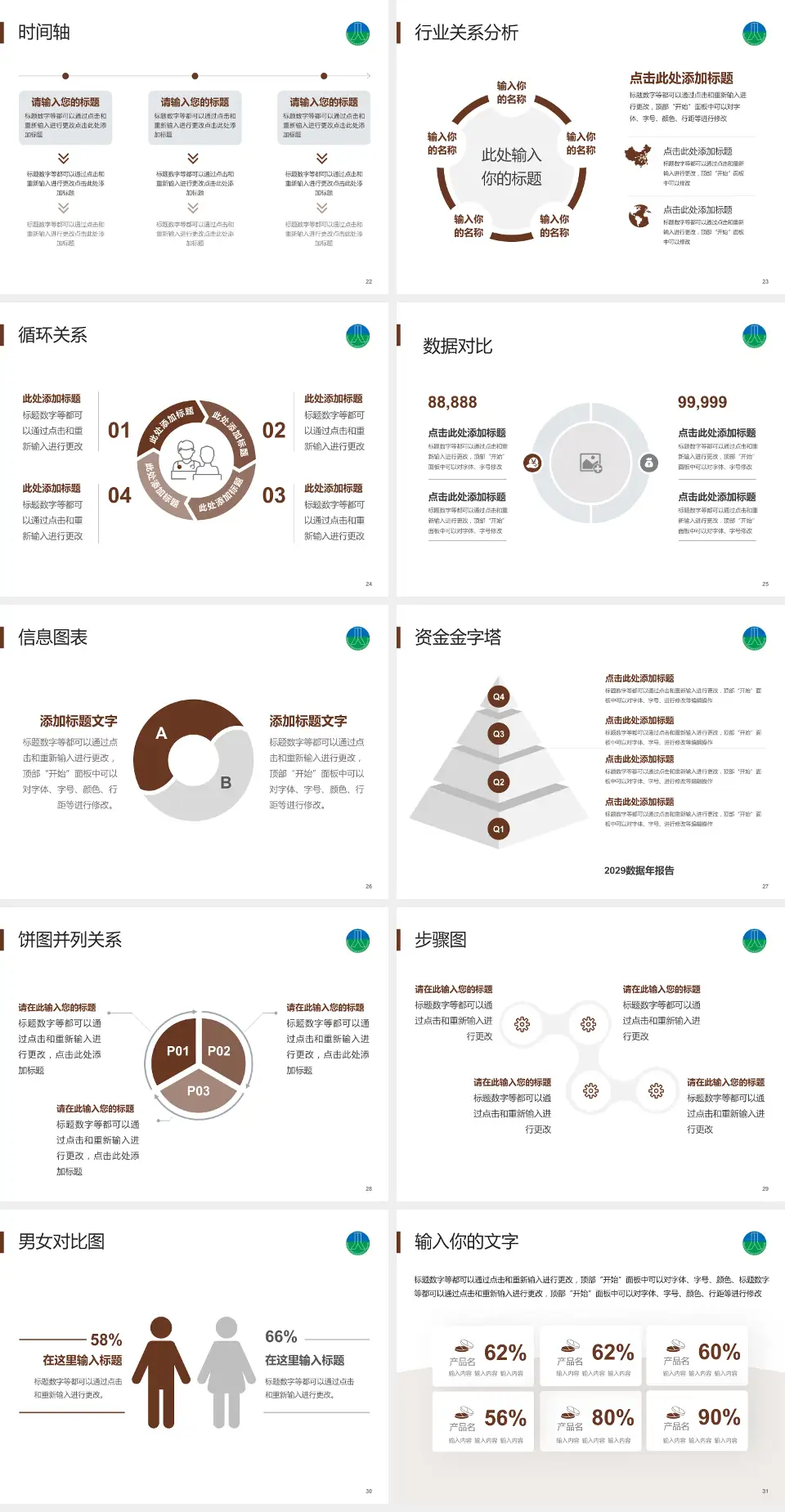 台州骨伤医院医院管理报告PPT模板4:3格式幻灯片预览图4