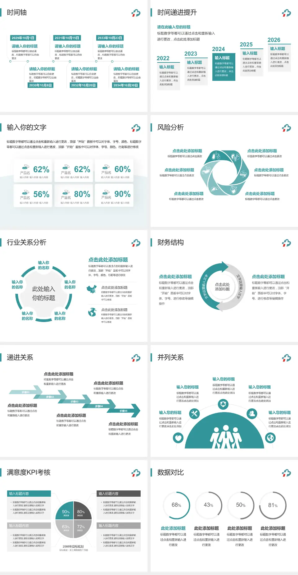 荣县人民医院病例分享与讨论PPT模板4:3格式幻灯片预览图3