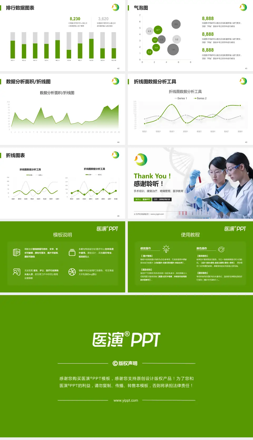 义乌市妇幼保健院科研成果展示PPT模板16:9格式幻灯片预览图6