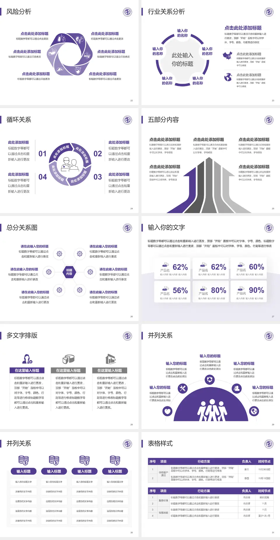 宁波大学医学院附属医院科室介绍与推广PPT模板4:3格式幻灯片预览图4