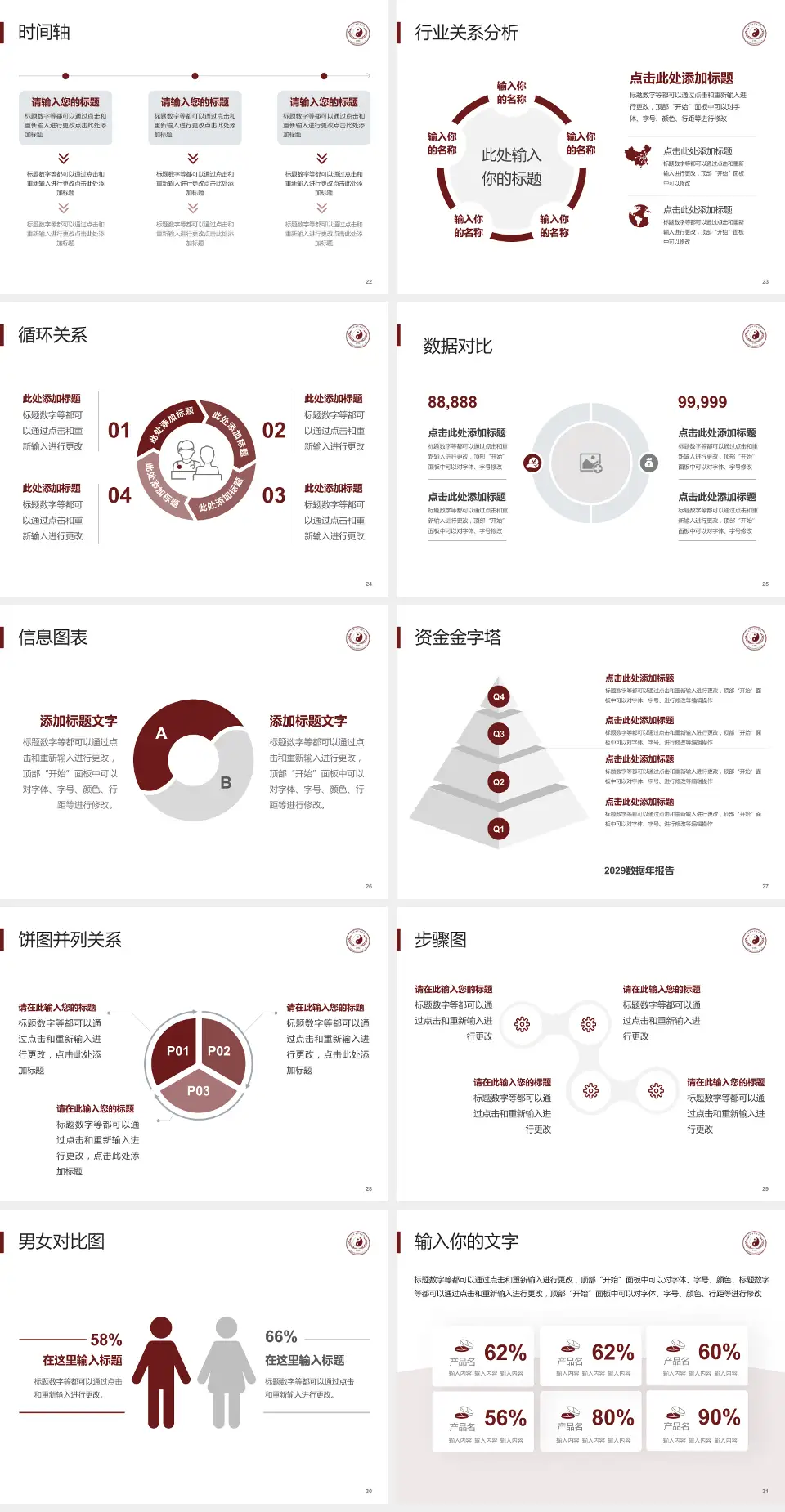 阆中市中医医院医院管理报告PPT模板4:3格式幻灯片预览图4