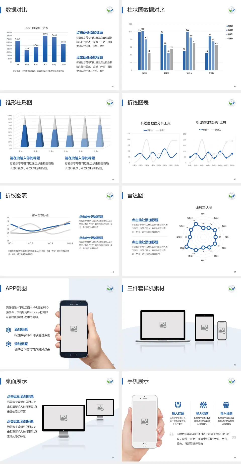 资中县人民医院医院管理报告PPT模板4:3格式幻灯片预览图6