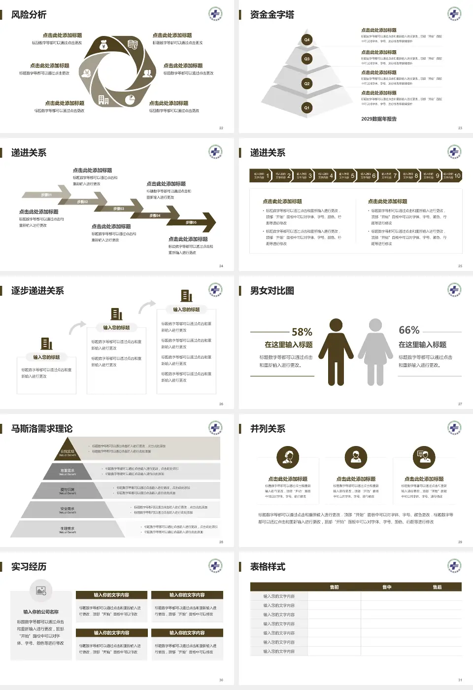 台州市中医院项目申请与汇报PPT模板16:9格式幻灯片预览图4