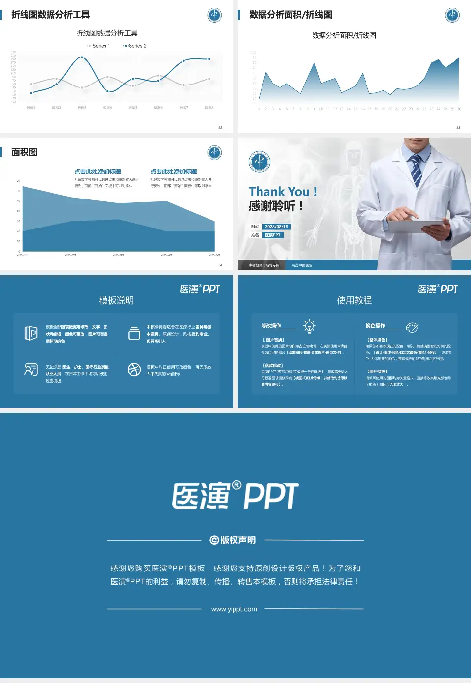 荣县中医医院患者教育与指导PPT模板16:9格式幻灯片预览图7