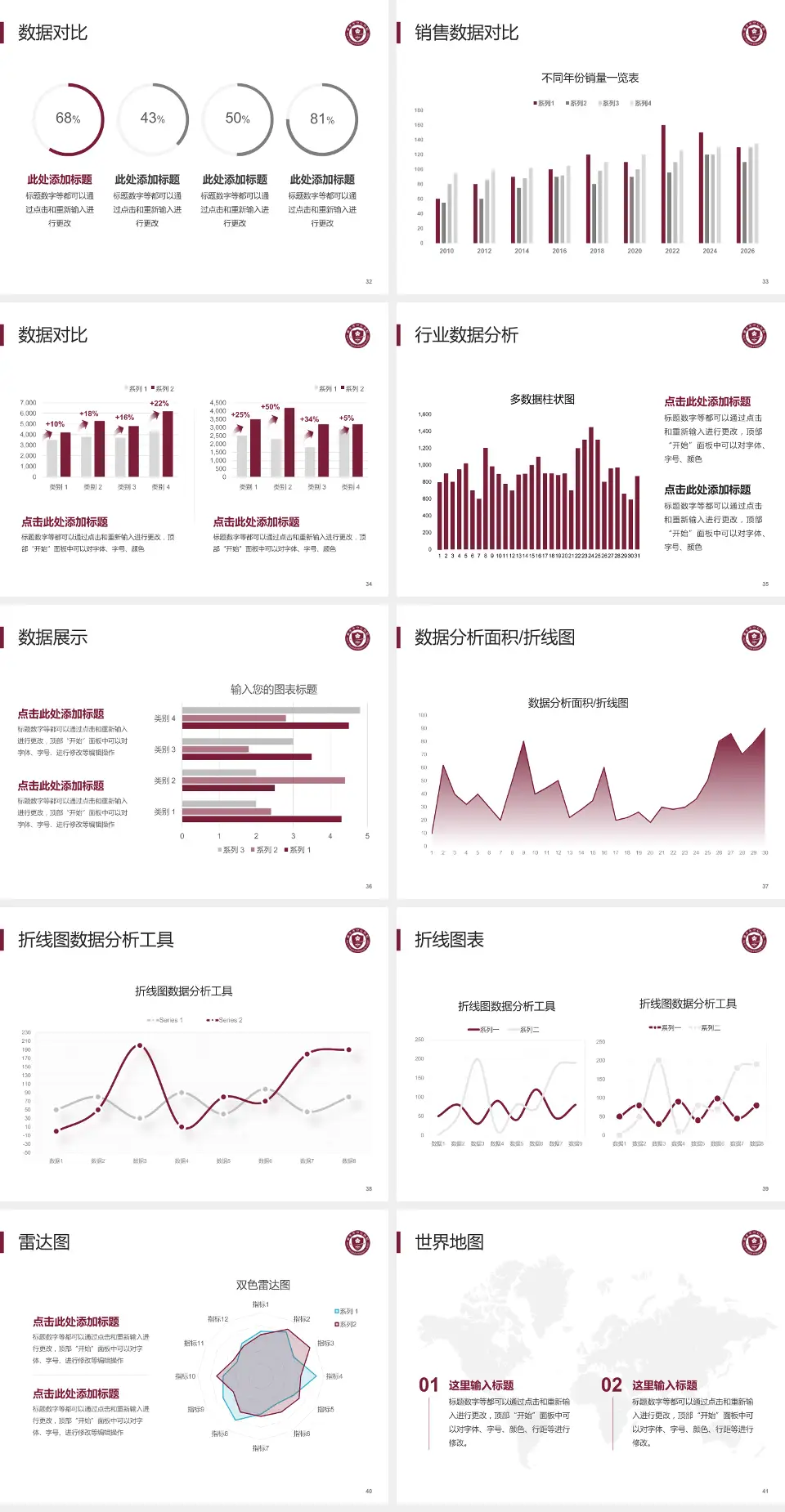 丽水市中心医院会议与研讨会PPT模板4:3格式幻灯片预览图5