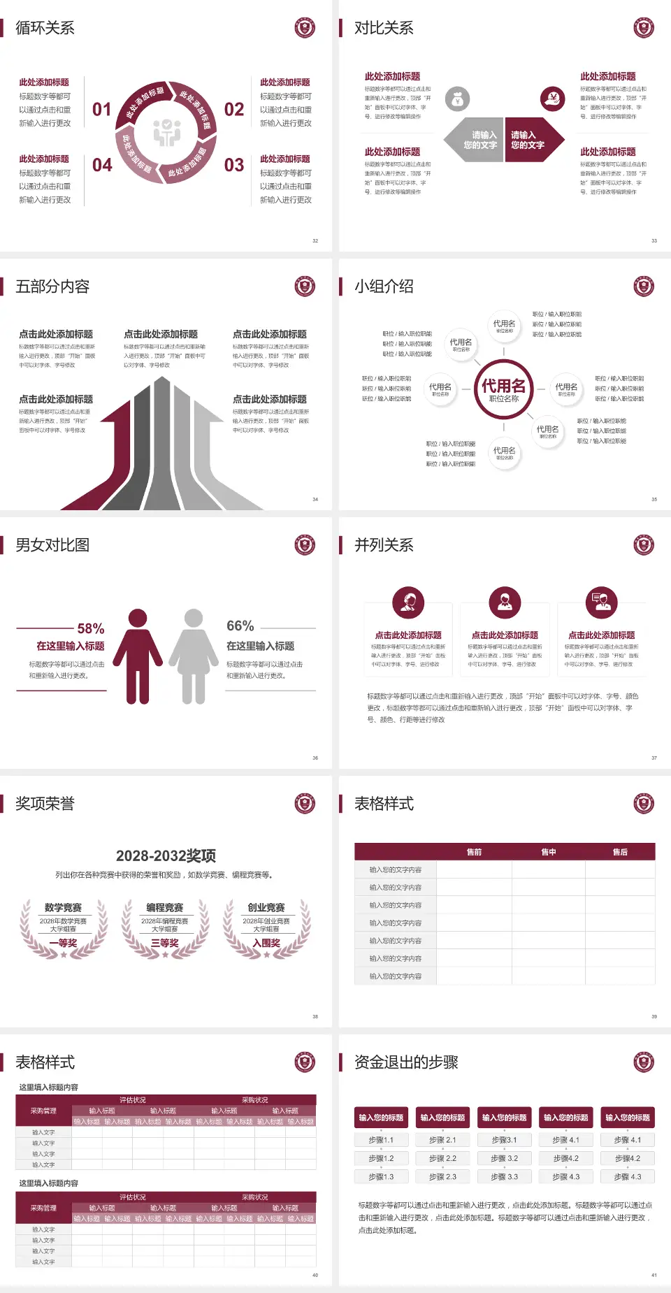 丽水市中心医院医院简介/日常通用PPT模板4:3格式幻灯片预览图5