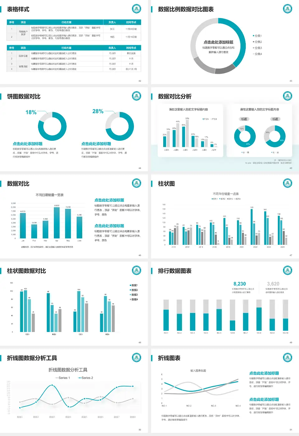 阆中市人民医院医院简介/日常通用PPT模板16:9格式幻灯片预览图6
