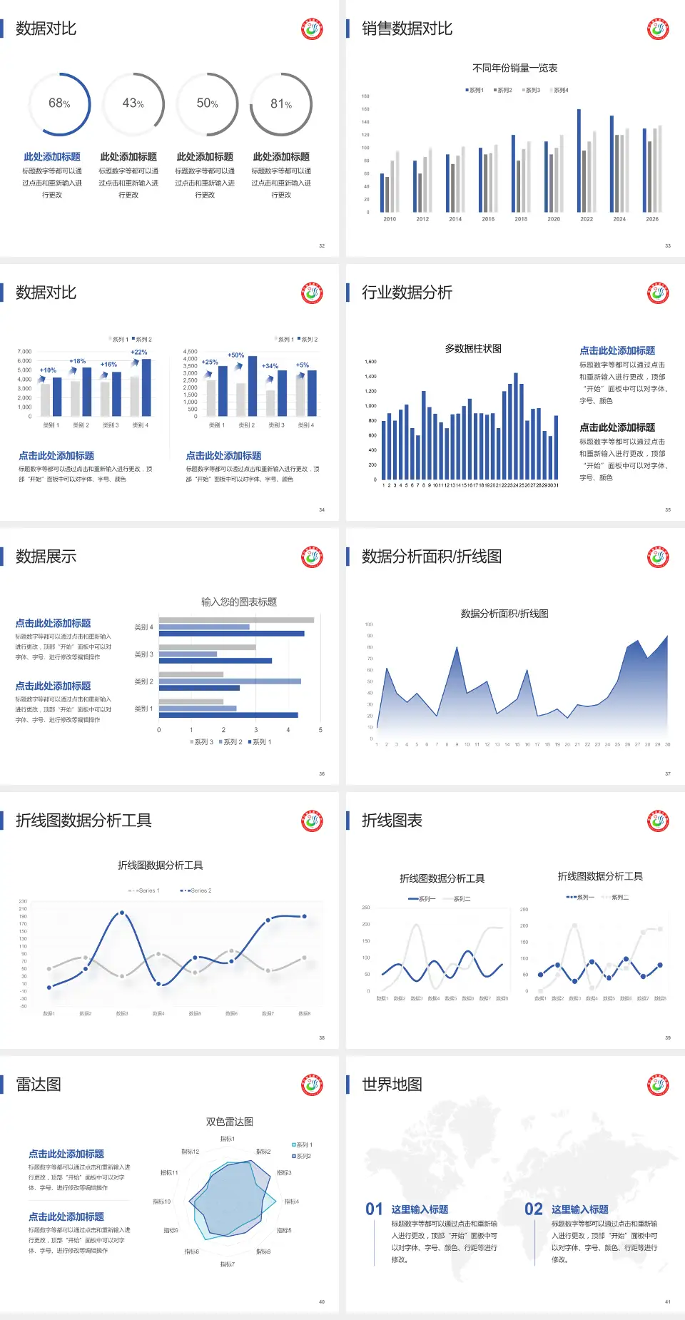 都江堰市医疗中心会议与研讨会PPT模板4:3格式幻灯片预览图5