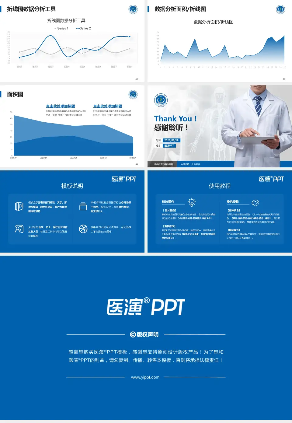 金堂县第一人民医院患者教育与指导PPT模板16:9格式幻灯片预览图7