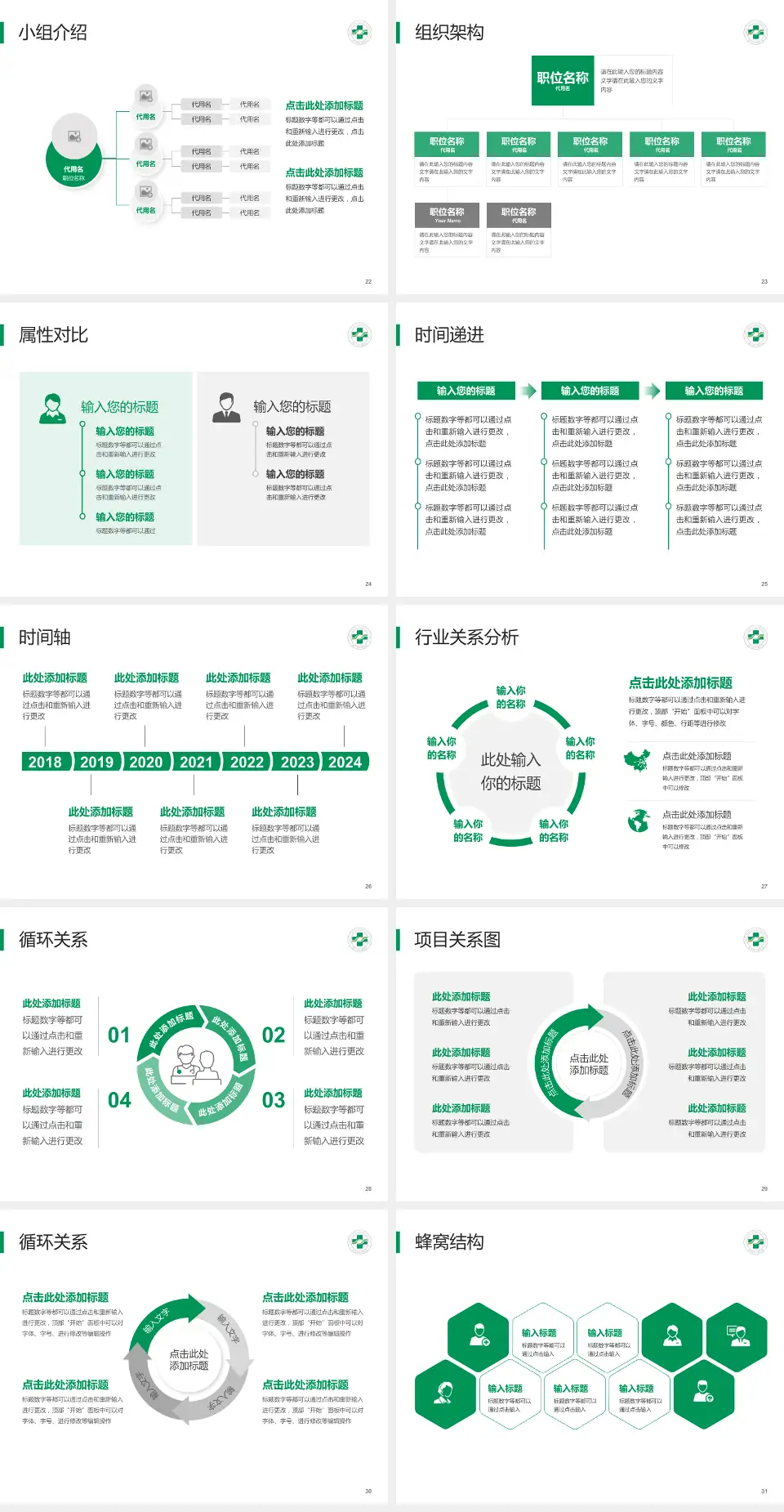 台州医院路桥院区品管圈PDCA演示专用PPT模板4:3格式幻灯片预览图4