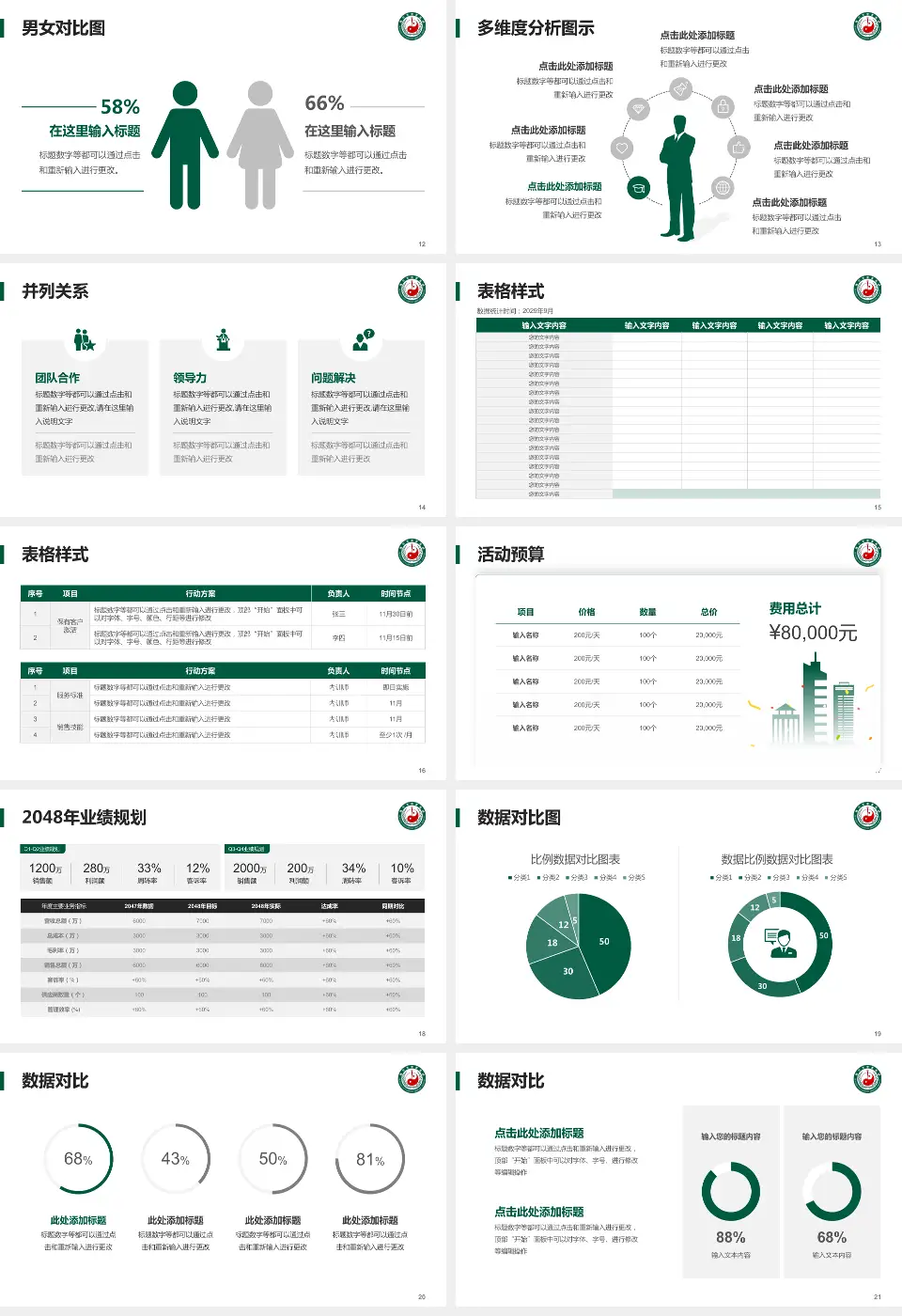 绵竹市中医医院财务与预算报告PPT模板16:9格式幻灯片预览图3
