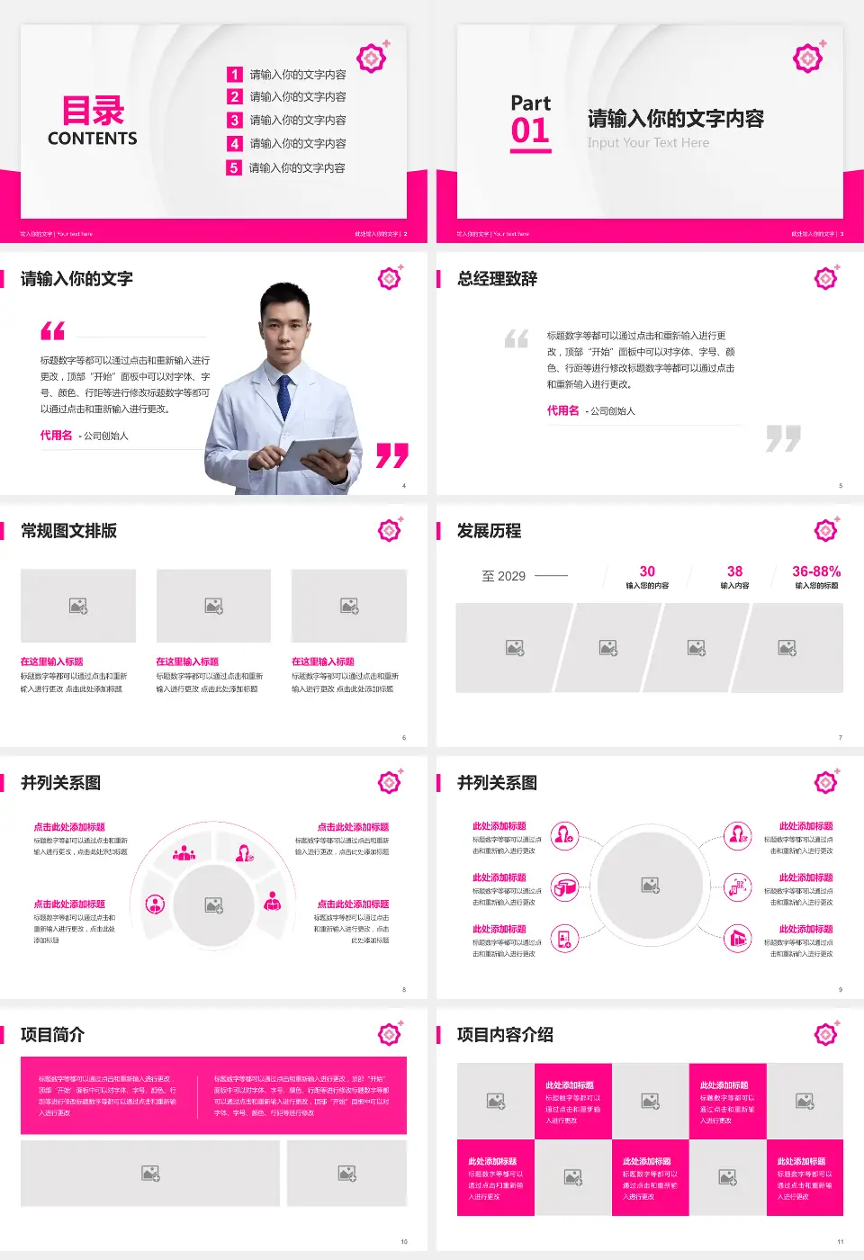 成都市妇女儿童中心医院（实业街院区）医院管理报告PPT模板16:9格式幻灯片预览图2