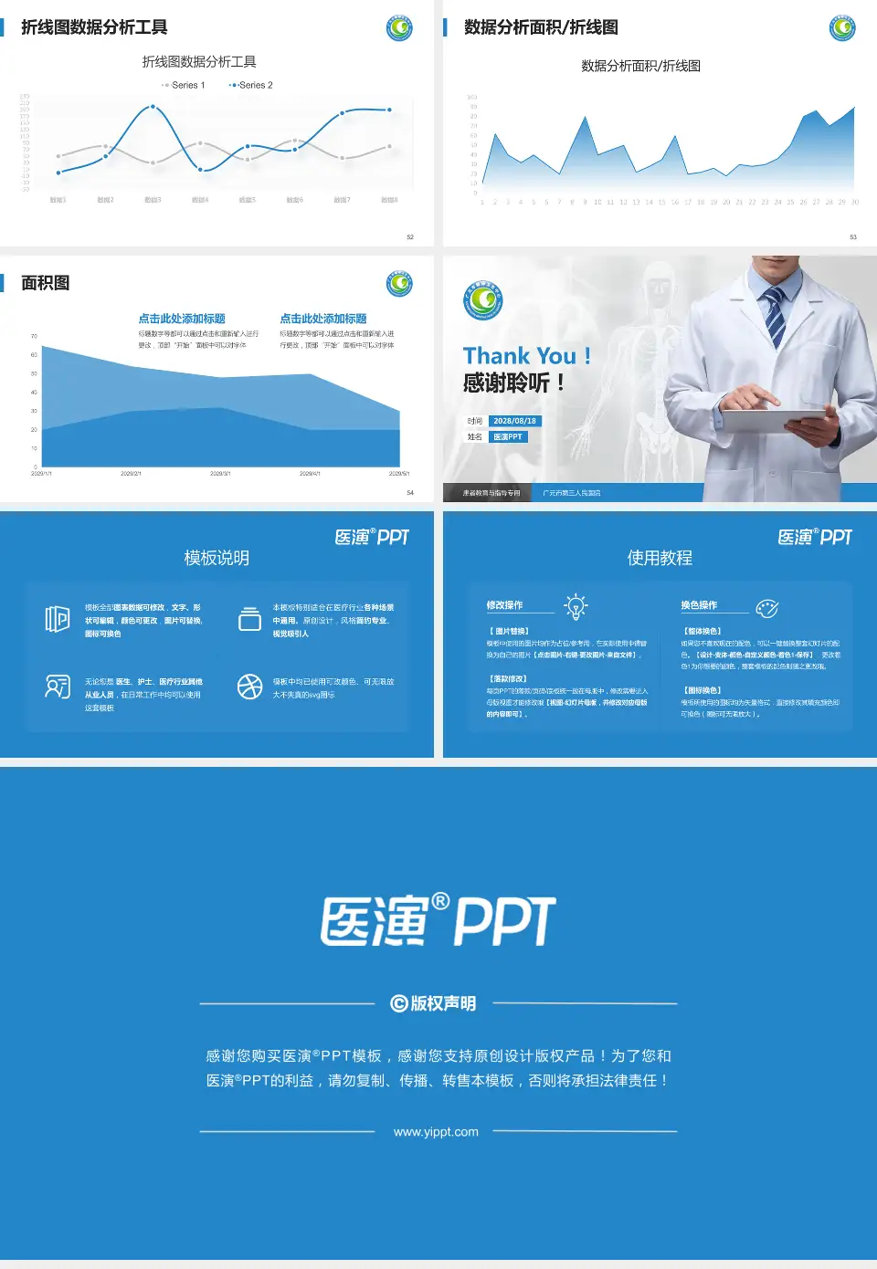 广元市第三人民医院患者教育与指导PPT模板16:9格式幻灯片预览图7