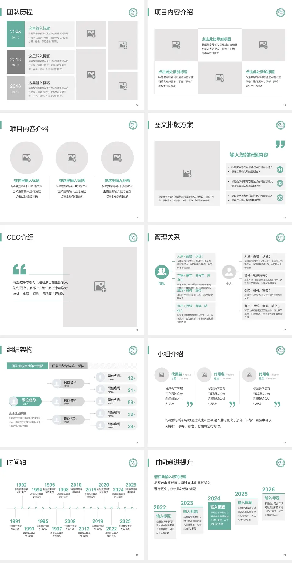 广汉市妇幼保健院医院管理报告PPT模板4:3格式幻灯片预览图3