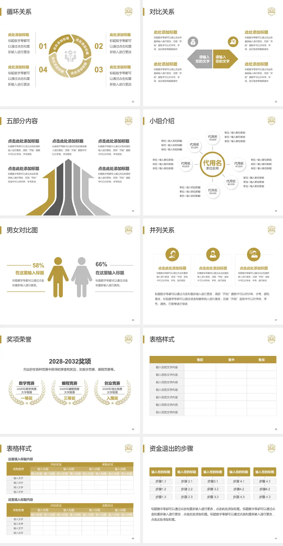 成都市第五人民医院医院简介/日常通用PPT模板4:3格式幻灯片预览图5