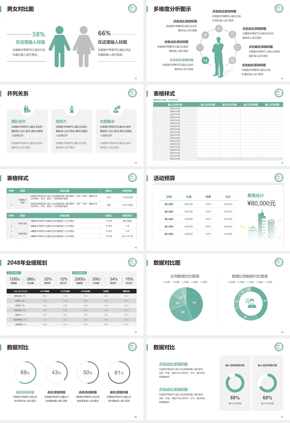 广汉市妇幼保健院财务与预算报告PPT模板16:9格式幻灯片预览图3