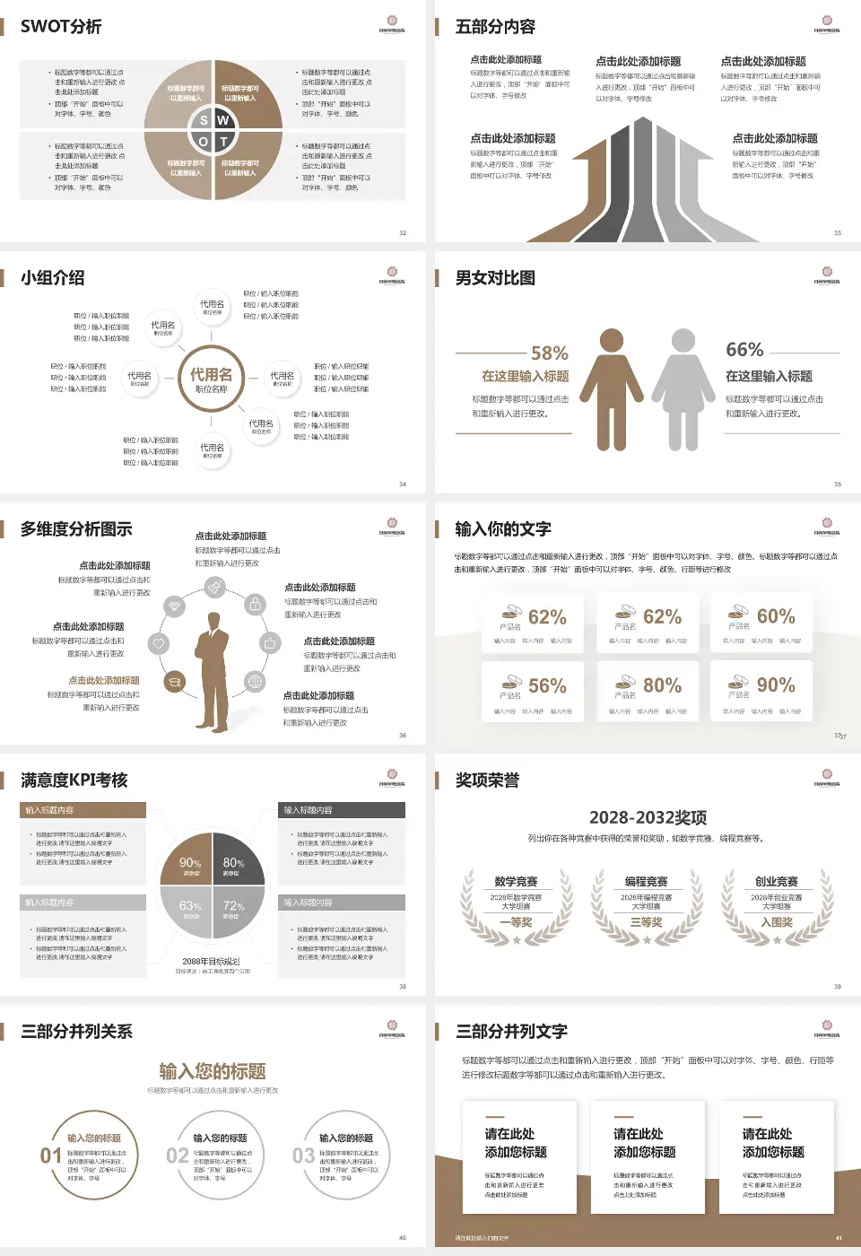 自贡市中医医院医疗行业比赛专用PPT模板16:9格式幻灯片预览图5