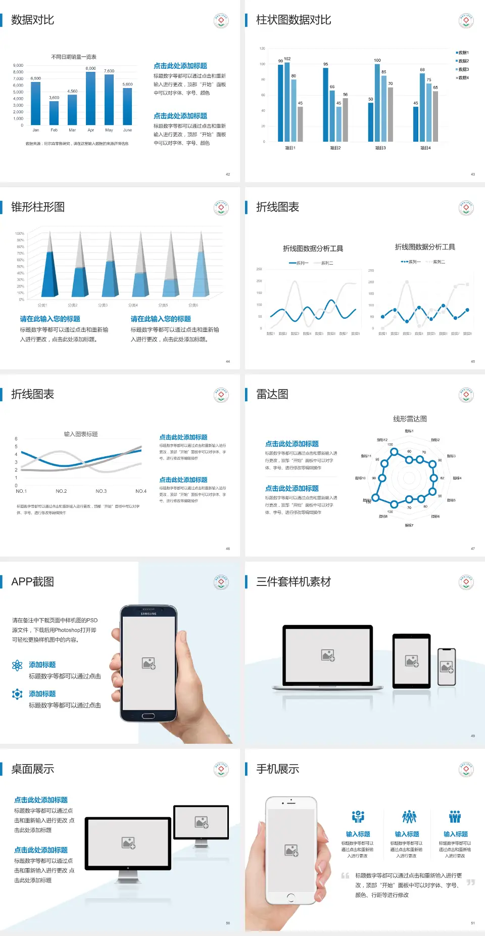 德昌县人民医院医院管理报告PPT模板4:3格式幻灯片预览图6