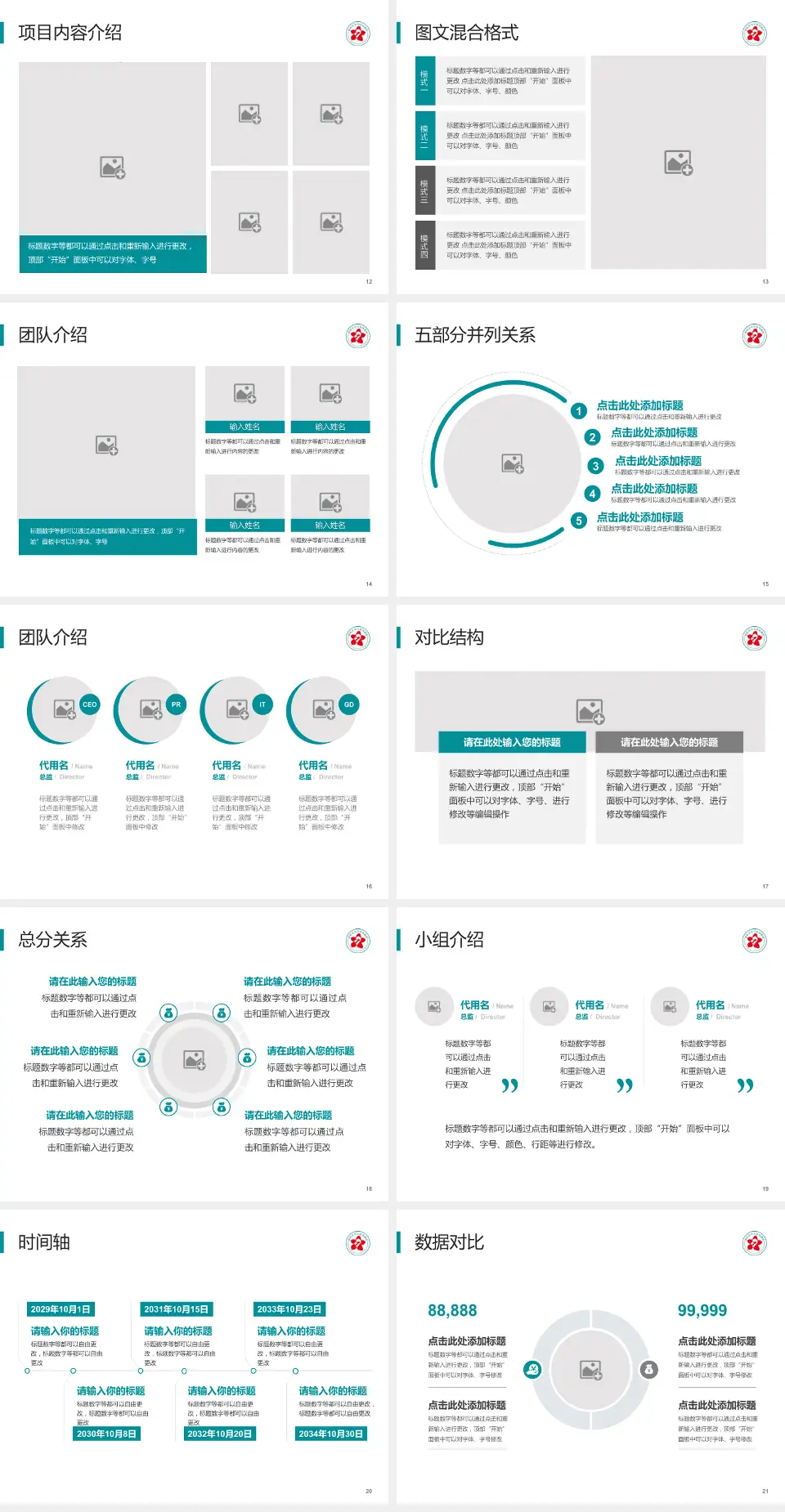 攀枝花市妇幼保健院医疗知识普及PPT模板4:3格式幻灯片预览图3
