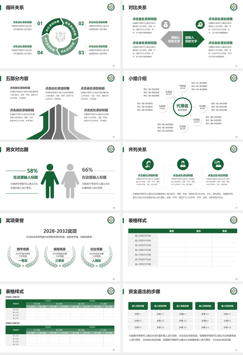 武胜县人民医院医院简介/日常通用PPT模板16:9格式幻灯片预览图5