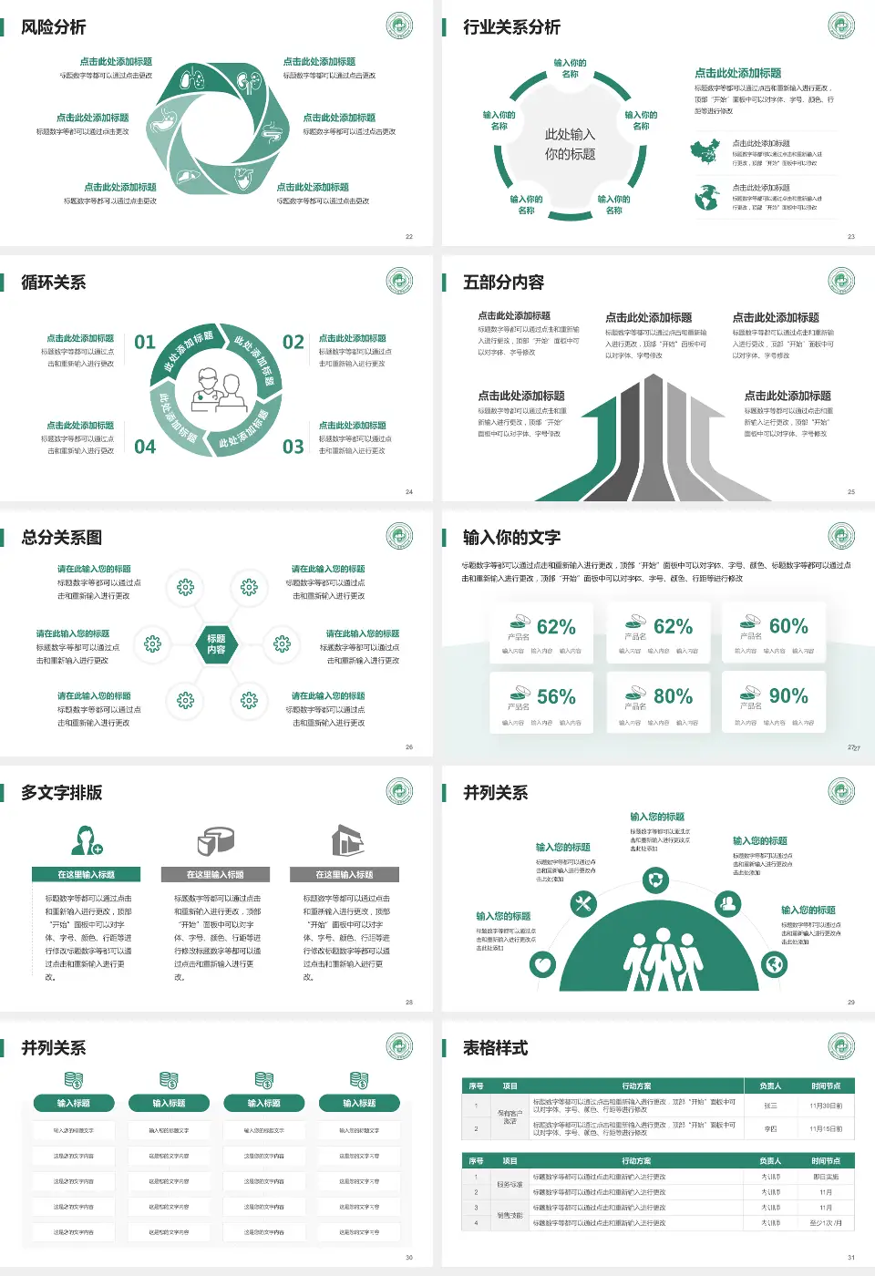 德阳市中西医结合医院科室介绍与推广PPT模板16:9格式幻灯片预览图4