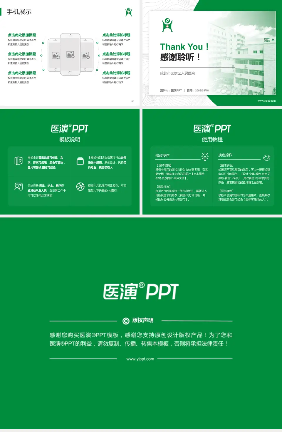 成都市武侯区人民医院医院管理报告PPT模板4:3格式幻灯片预览图7