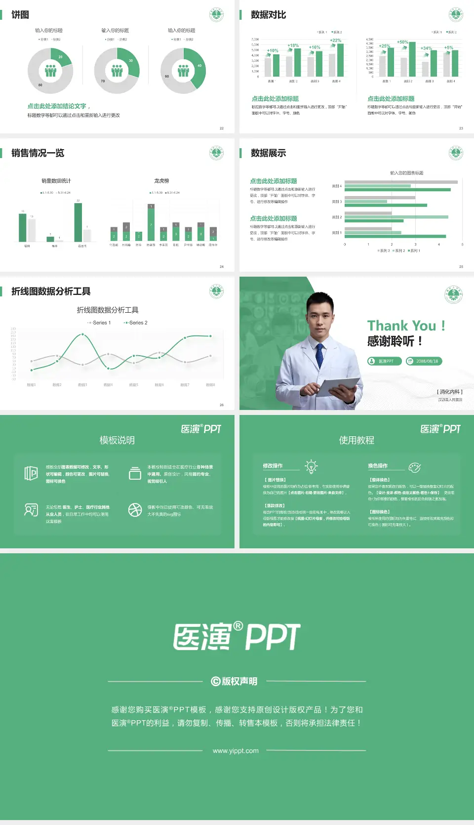 汉源县人民医院病例分享与讨论PPT模板16:9格式幻灯片预览图4