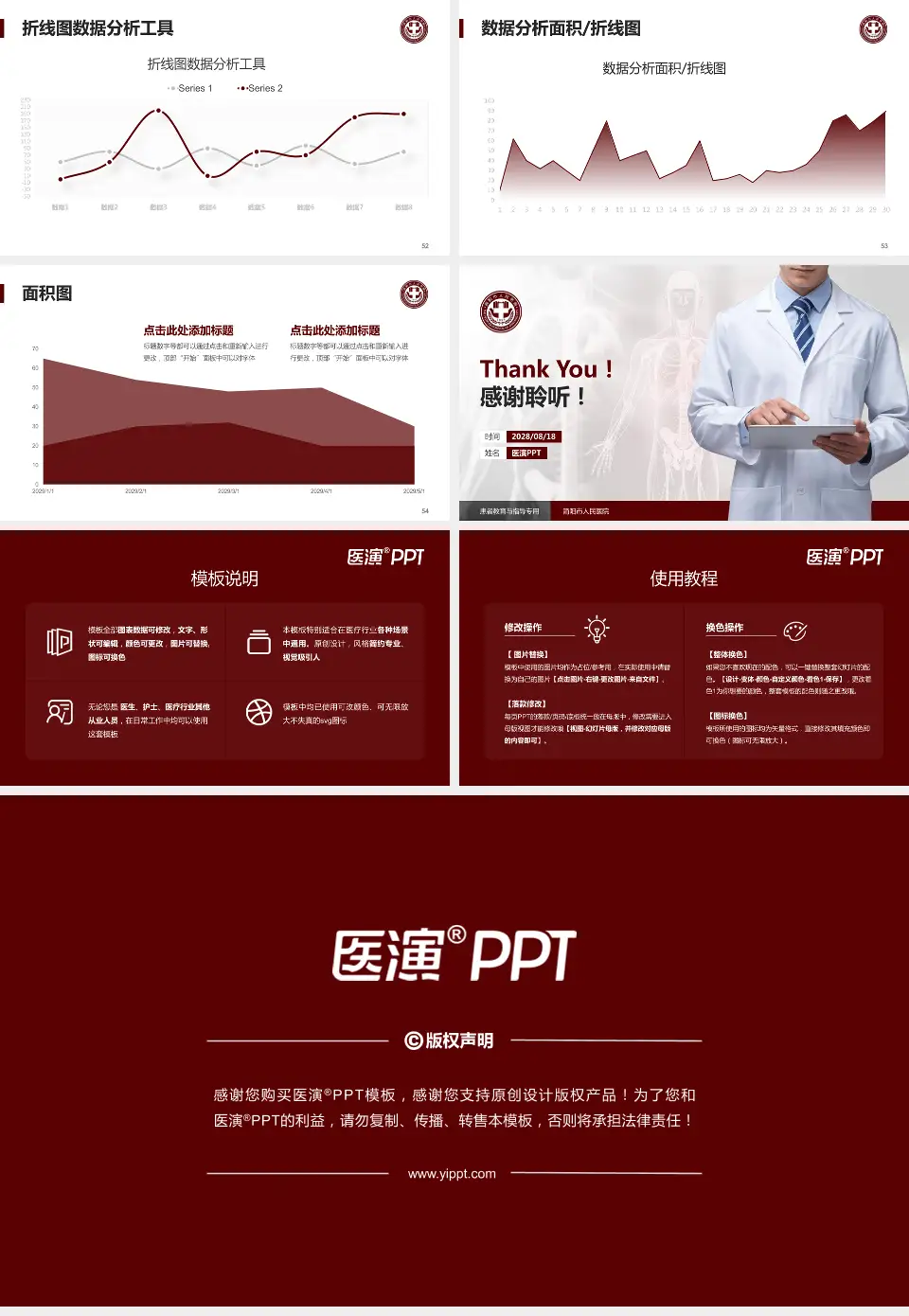 简阳市人民医院患者教育与指导PPT模板16:9格式幻灯片预览图7