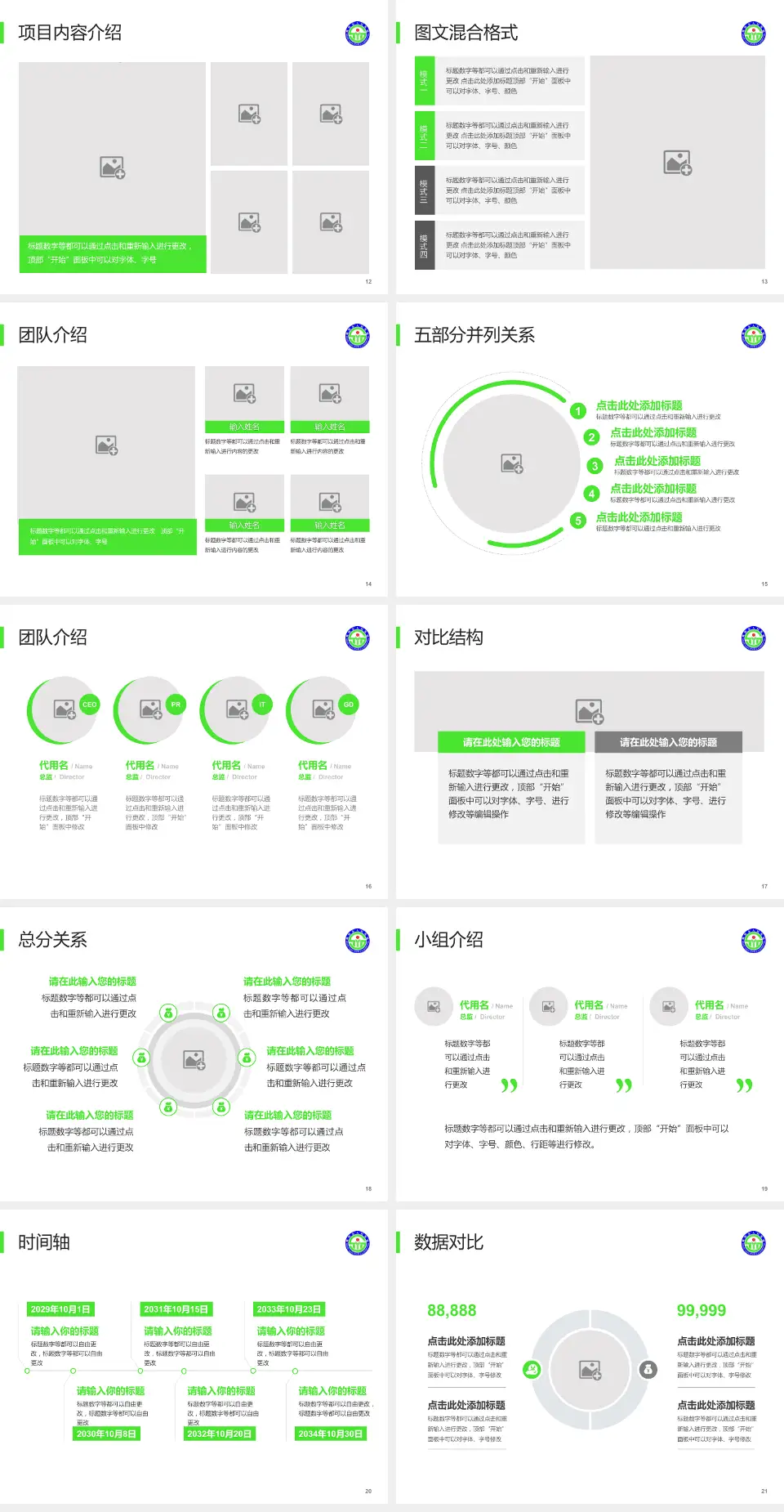 绵阳市人民医院医疗知识普及PPT模板4:3格式幻灯片预览图3