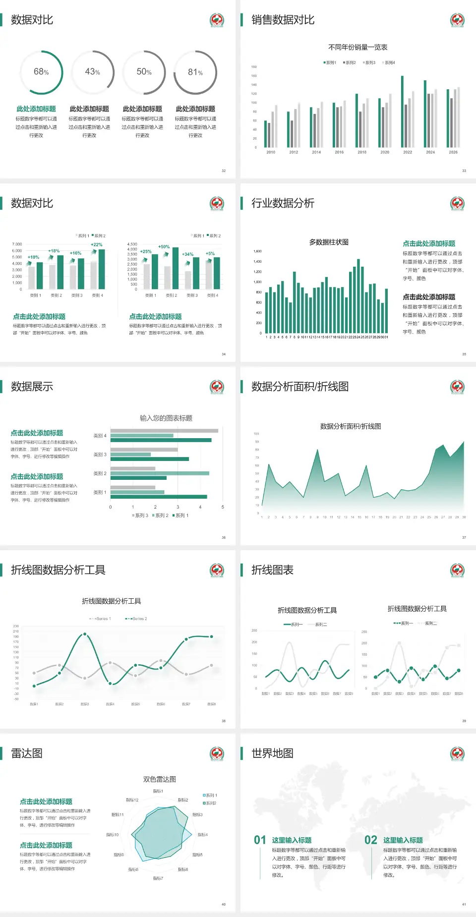 攀枝花市第三人民医院会议与研讨会PPT模板4:3格式幻灯片预览图5