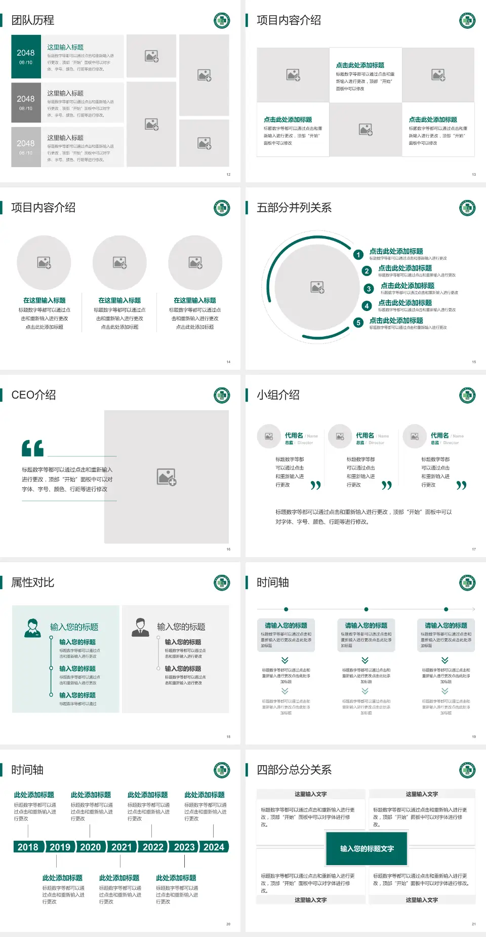 德阳市第二人民医院科研成果展示PPT模板4:3格式幻灯片预览图3