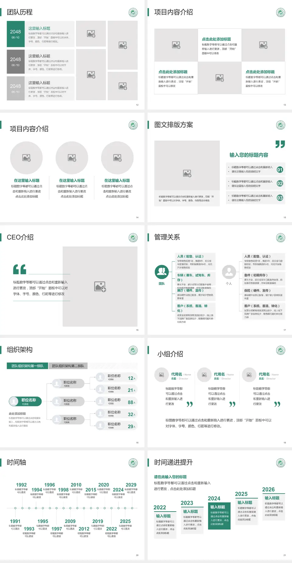 德阳市中西医结合医院医院管理报告PPT模板4:3格式幻灯片预览图3