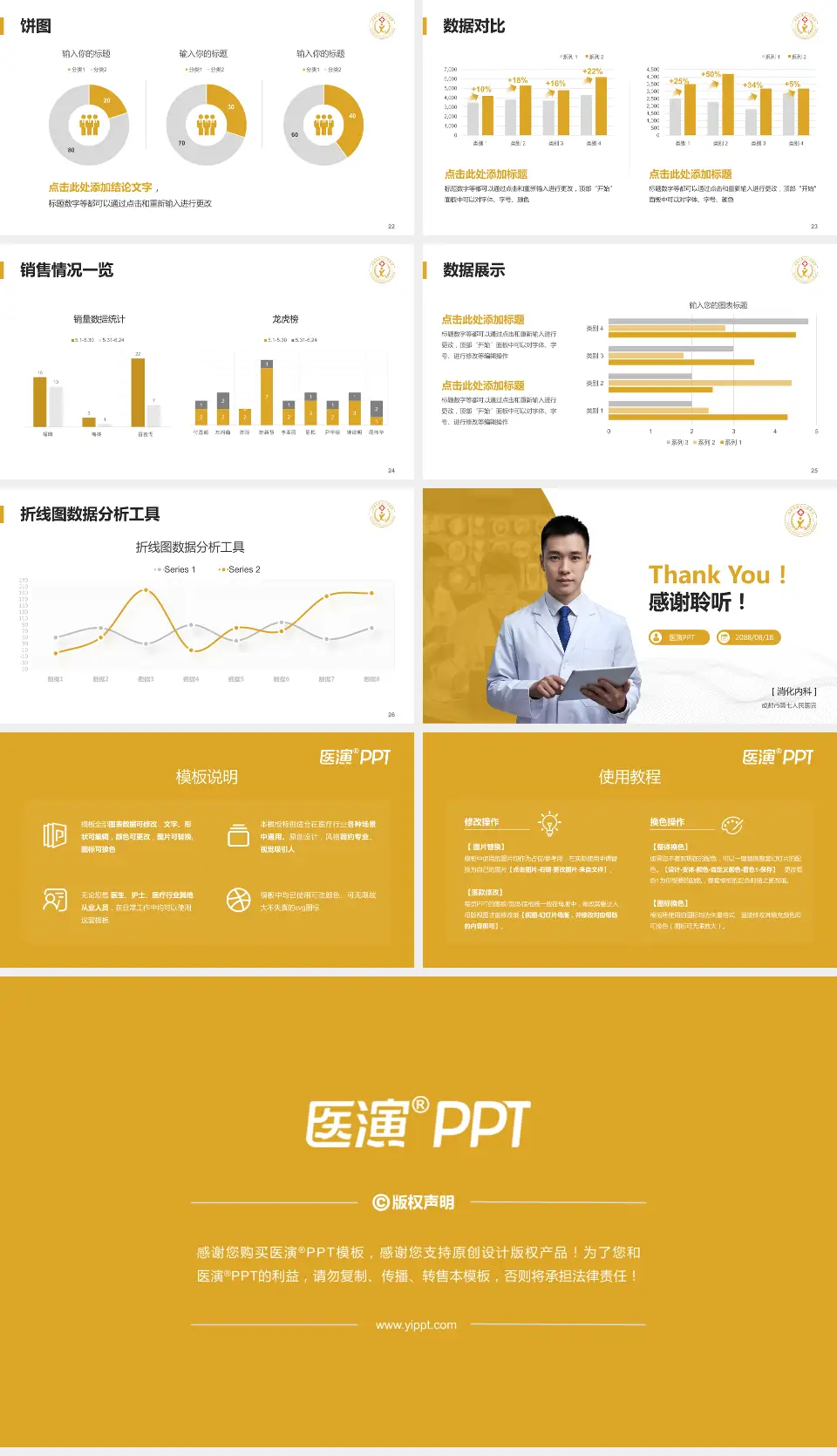 成都市第七人民医院病例分享与讨论PPT模板16:9格式幻灯片预览图4
