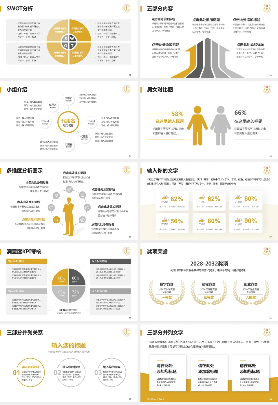 成都市第七人民医院医疗行业比赛专用PPT模板16:9格式幻灯片预览图5