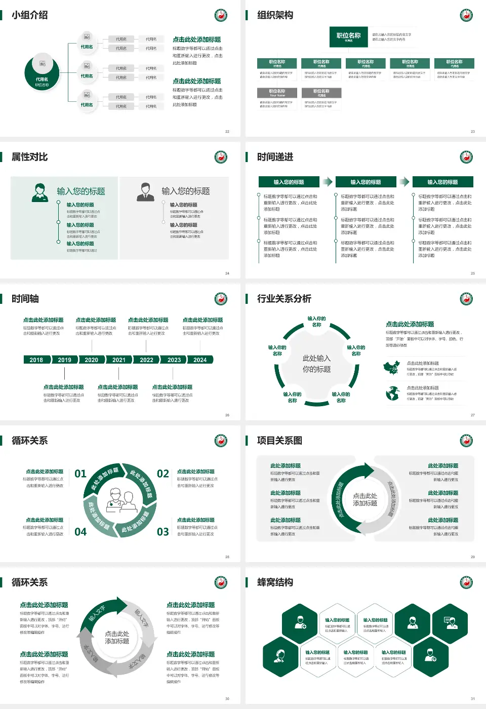 绵竹市中医医院品管圈PDCA演示专用PPT模板16:9格式幻灯片预览图4