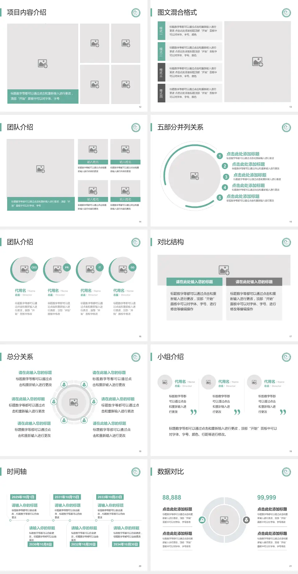 广汉市妇幼保健院医疗知识普及PPT模板4:3格式幻灯片预览图3