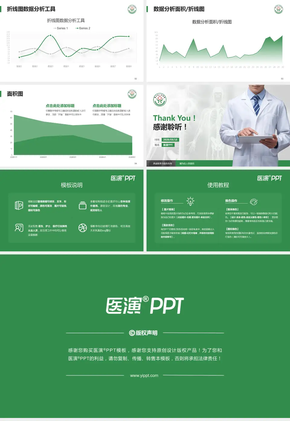 犍为县人民医院患者教育与指导PPT模板16:9格式幻灯片预览图7