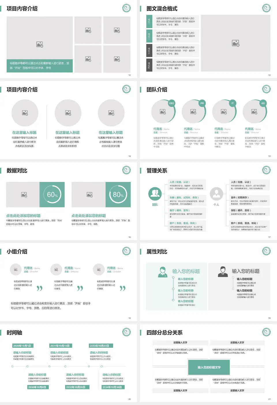 广汉市妇幼保健院科室介绍与推广PPT模板16:9格式幻灯片预览图3