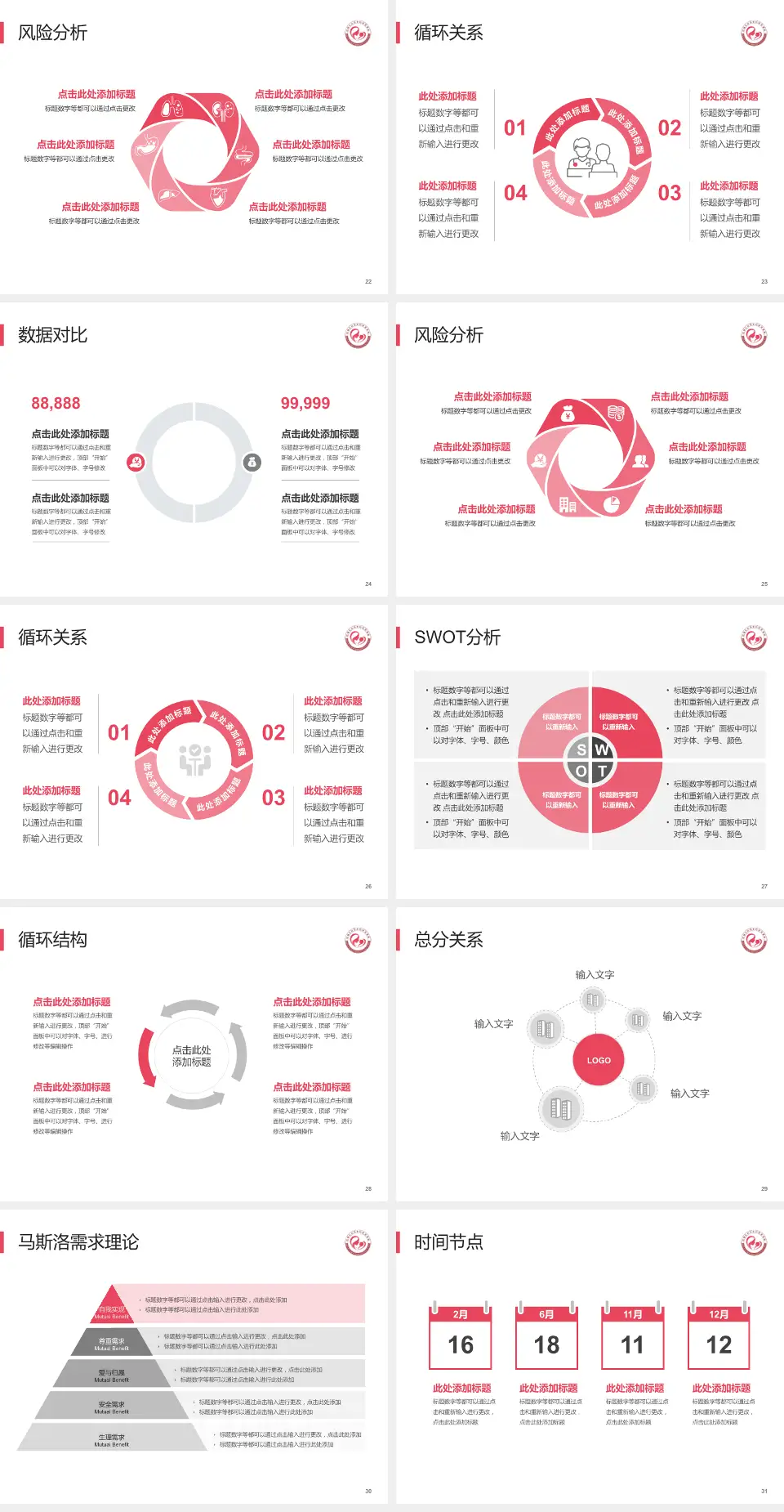 成都市双流区妇幼保健院科研成果展示PPT模板4:3格式幻灯片预览图4