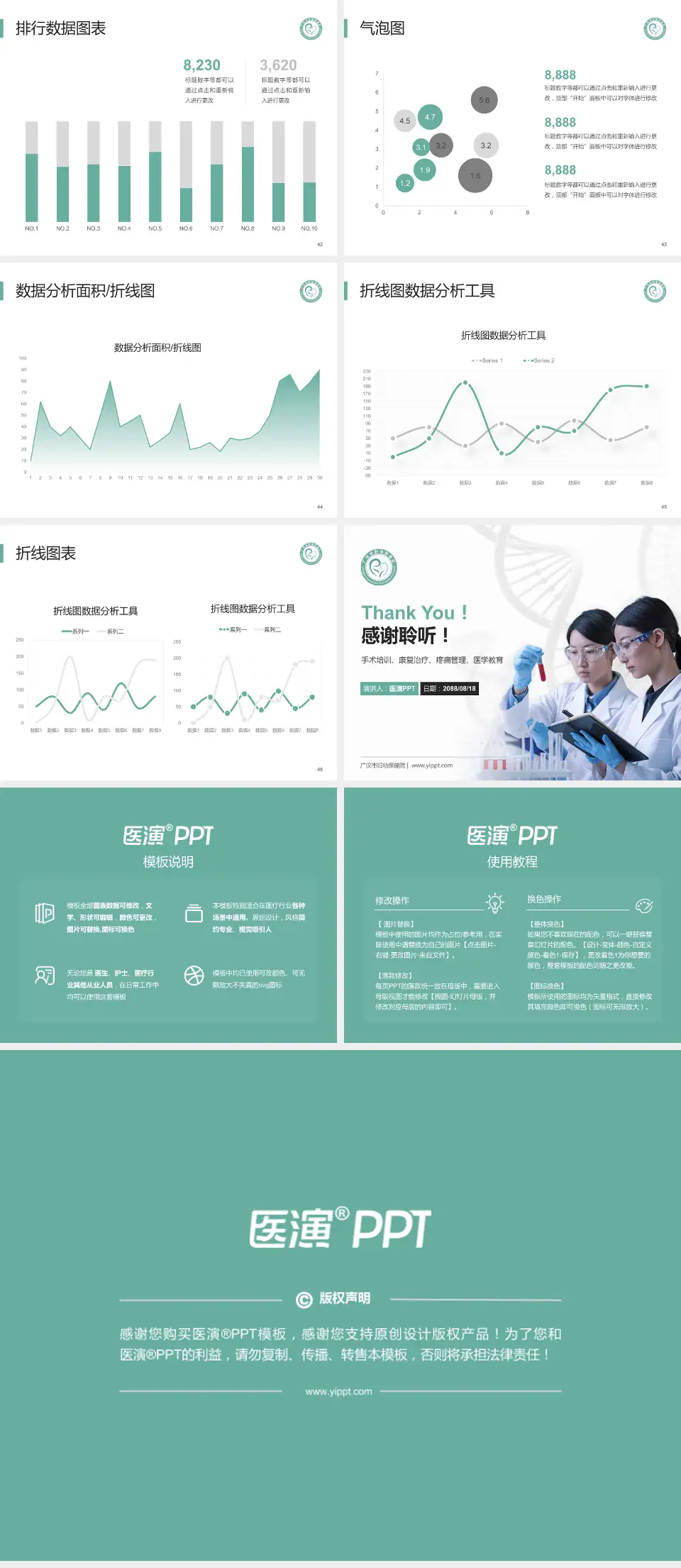 广汉市妇幼保健院科研成果展示PPT模板4:3格式幻灯片预览图6