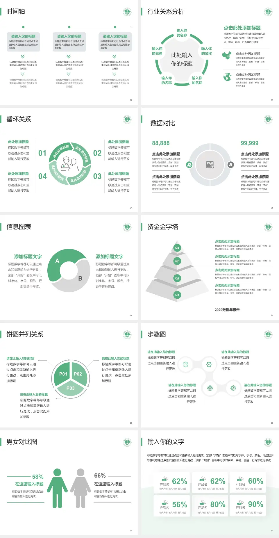 汉源县人民医院医院管理报告PPT模板4:3格式幻灯片预览图4