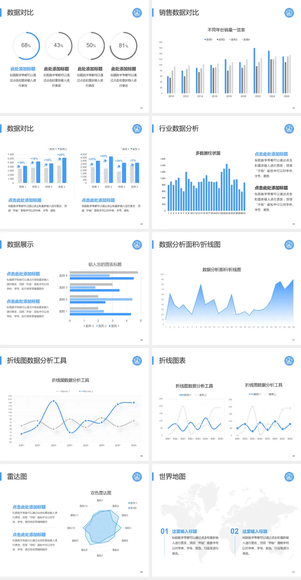苍溪县人民医院会议与研讨会PPT模板4:3格式幻灯片预览图5
