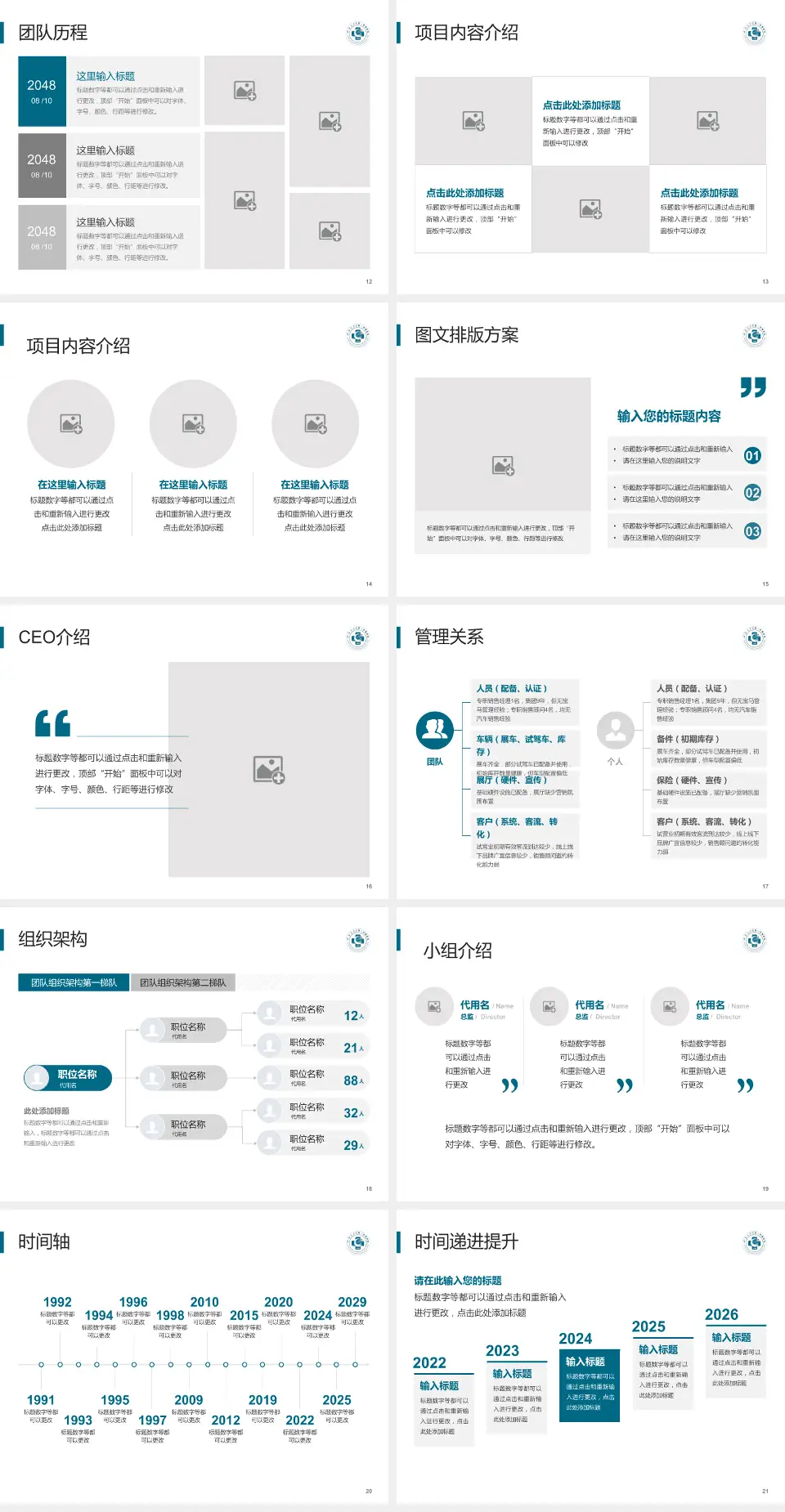 成都医学院第一附属医院医院管理报告PPT模板4:3格式幻灯片预览图3